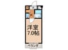 ＥＸＥ Ｃｏｕｒｔ枚方 Ｂ棟 1Kの間取り