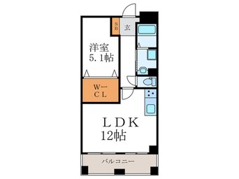 間取図 パインフィ－ルド五条