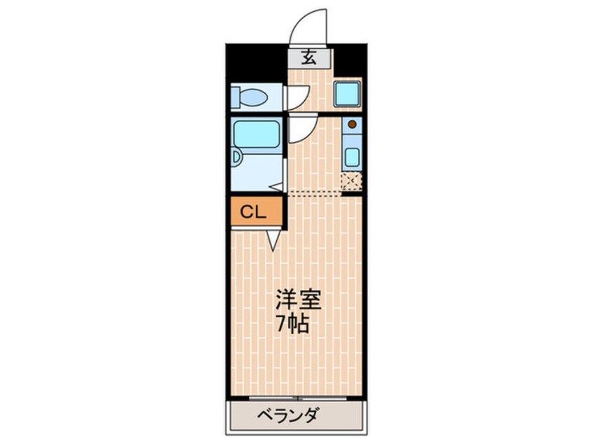 間取図 クレアコ－ト産所町