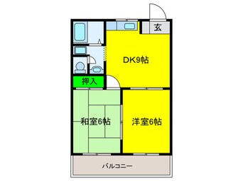 間取図 シャトルハイツ