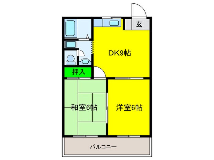 間取り図 シャトルハイツ