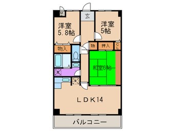 間取図 フクスイマンション