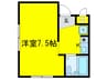サンシャイン御陵 1Rの間取り
