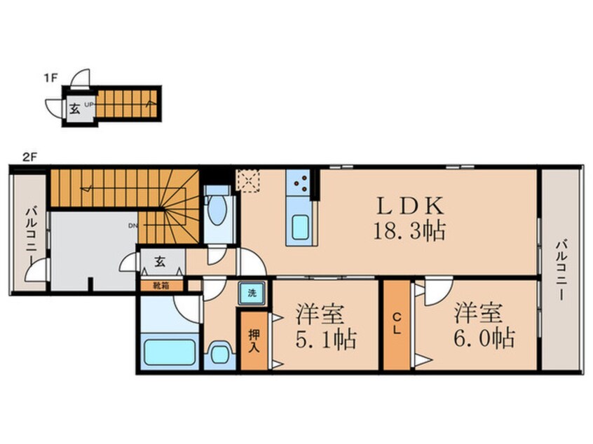 間取図 Reve御陵EpⅠ