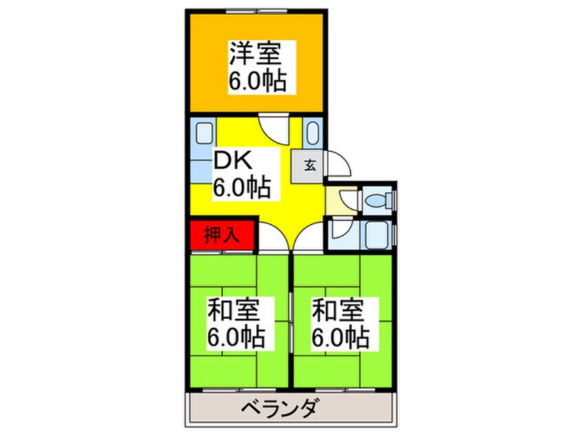 間取図 清光マンション