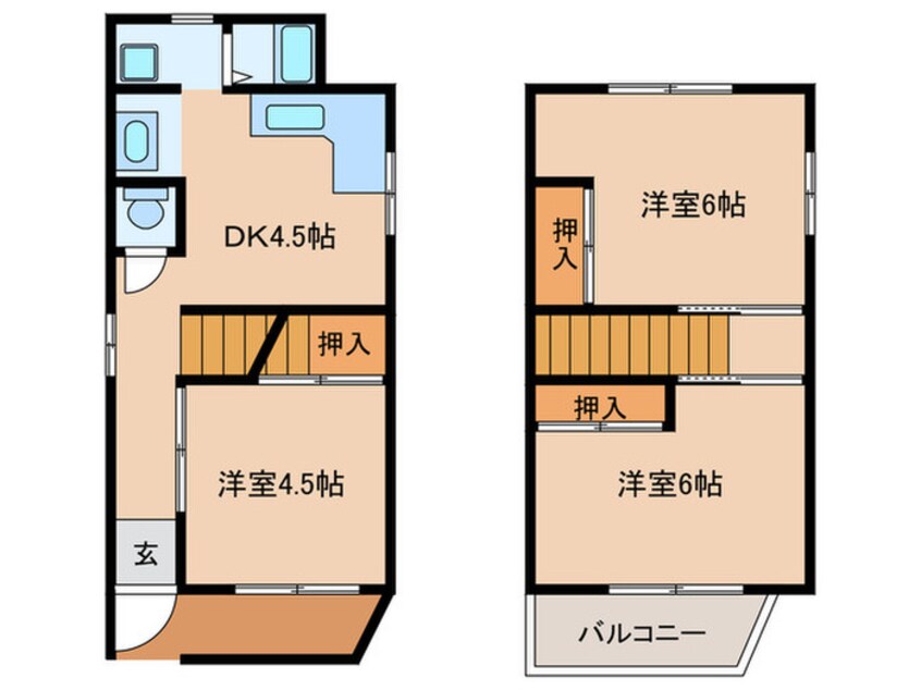 間取図 四條畷市塚脇町戸建