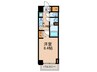 ArtizA淡路 1Kの間取り