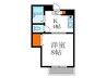 コ－ポ牧　Ⅱ 1Kの間取り