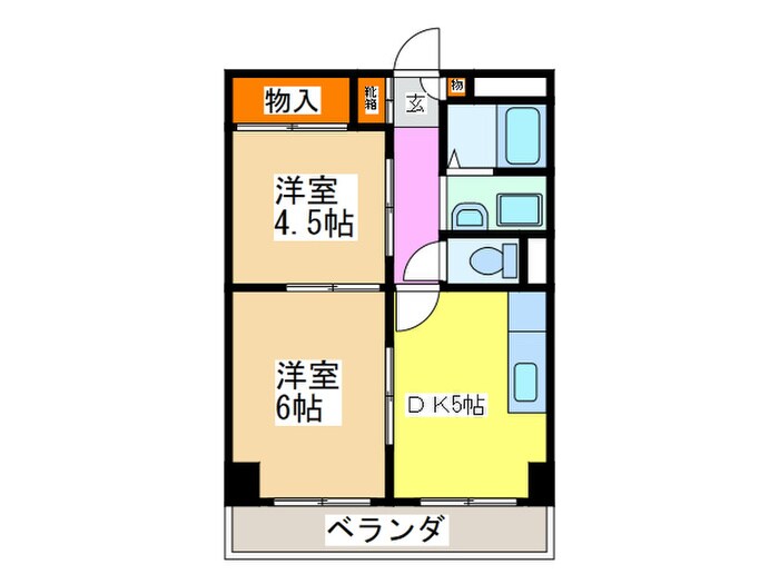 間取り図 ラパンジール京橋