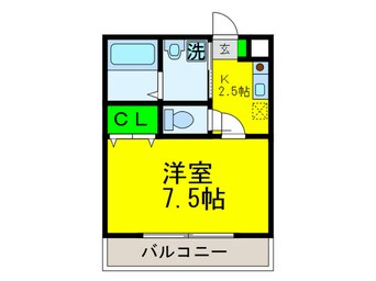 間取図 プレジ－ルヴァン