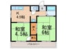 第二坂田ビル 2Kの間取り