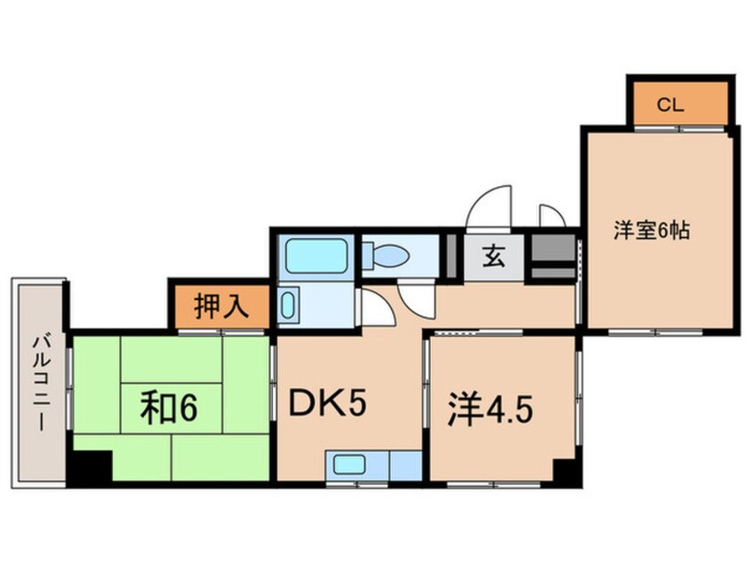 間取図 バンドーム大津和