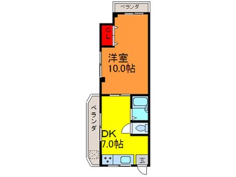 間取図 シャンテ－香里ヶ丘Ⅱ