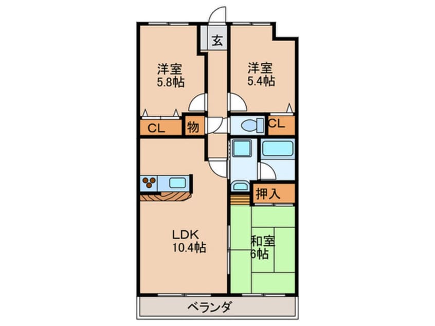間取図 タイガ－アネックス