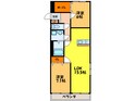 ガ－デンヒル鳴滝の間取図