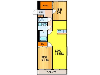 間取図 ガ－デンヒル鳴滝