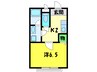 Cozy House　Guminoki 1Kの間取り
