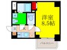 S-RESIDENCE千里丘 1Kの間取り