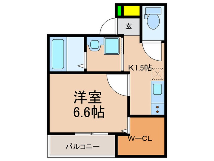 間取図 フジパレス出来島Ⅰ番館