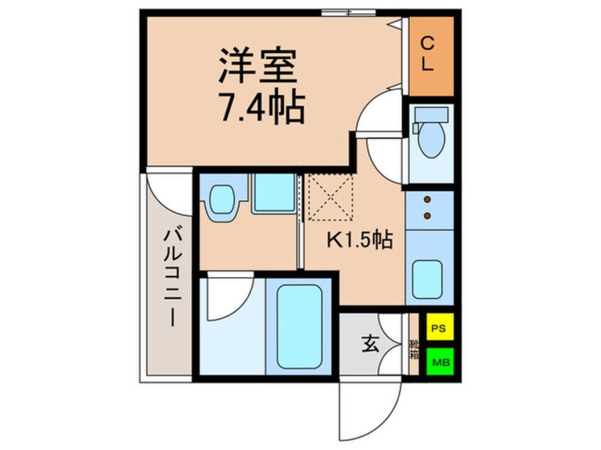 間取図 フジパレス出来島Ⅰ番館