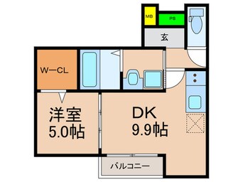 間取図 フジパレス出来島Ⅰ番館