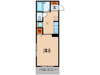 間取図 ブルンヒルト楠丘