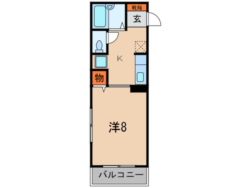 間取図 ブルンヒルト楠丘