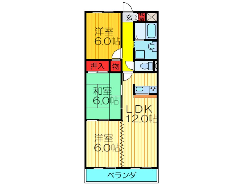 間取図 ア－トヒルズ