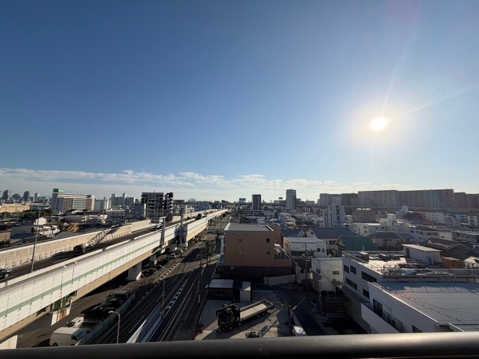 室内からの展望 加島フラット