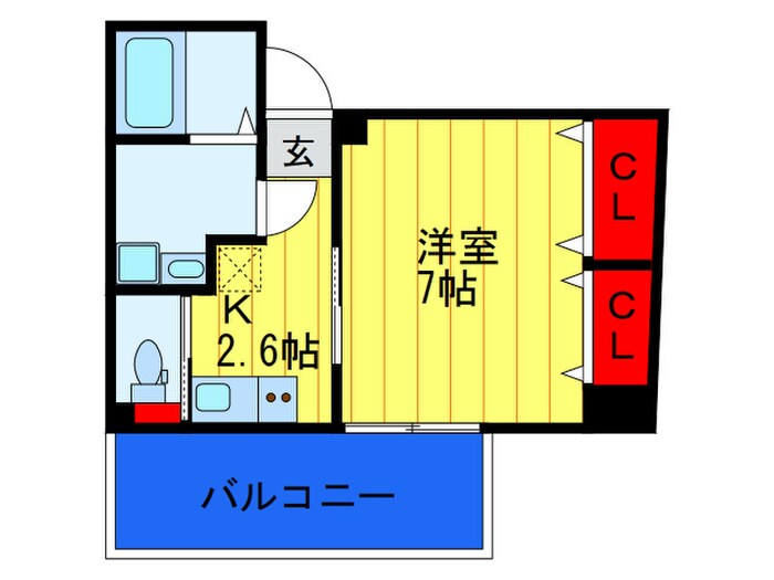 間取り図 クィ－ンライフ玉津