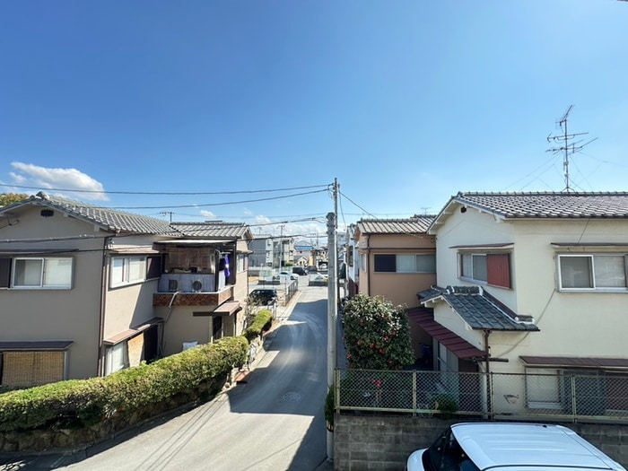 室内からの展望 サンハイツ