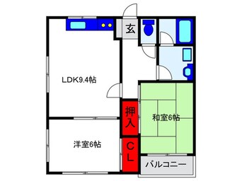 間取図 レ－ベンハイム柴原