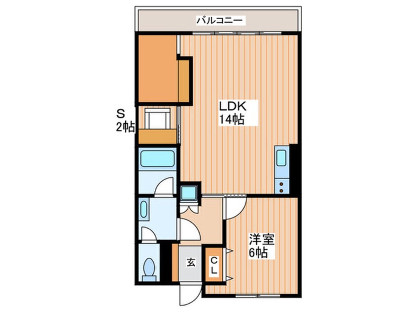 間取図 堂山コ－ポ