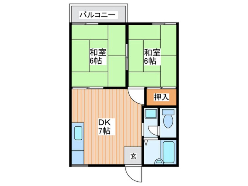 間取図 山田ハイツ