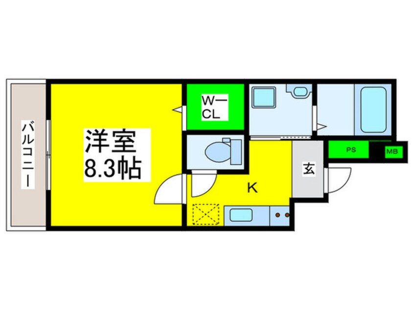 間取図 フジパレス堺石津川ノース