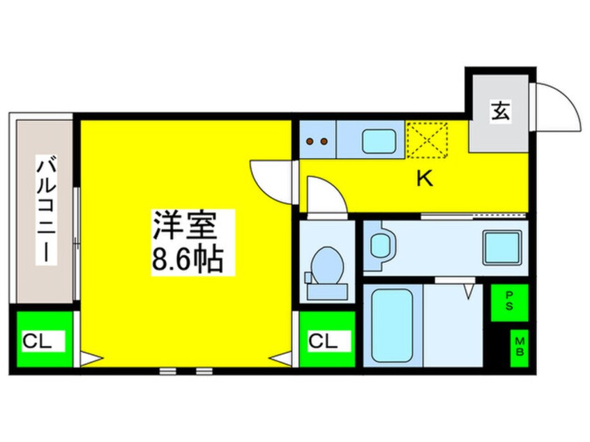 間取図 フジパレス堺石津川ノース