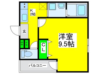 間取図 フジパレス堺石津川ノース