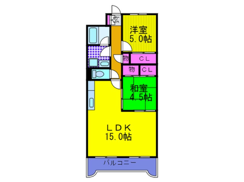 間取図 セジュ－ル