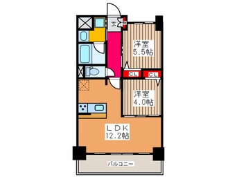 間取図 ヴィルヌーブS・K・H