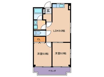 間取図 カームハイツ