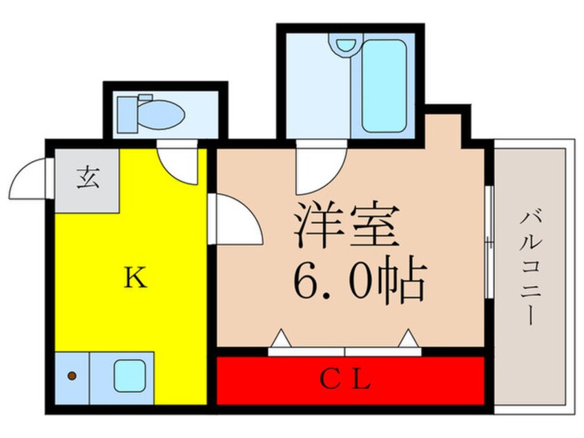 間取図 フォアール中村町