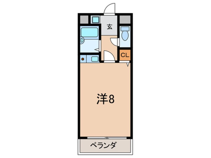 間取図 クレッシェンド岸地