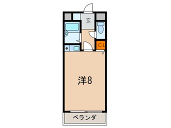 間取図 クレッシェンド岸地