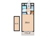クレッシェンド岸地 1Rの間取り