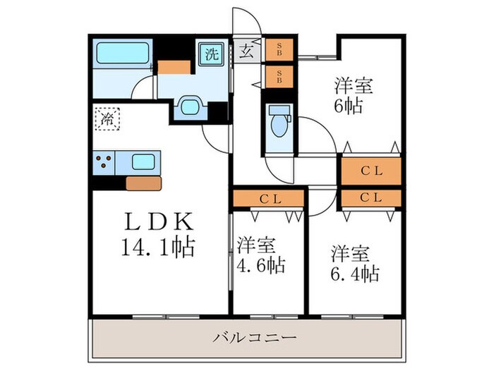 間取り図 KYOTO HILLS 奥之院