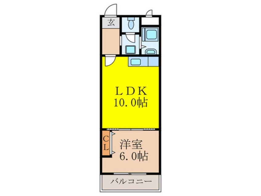 間取図 東三国センチュリーマンション