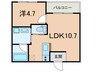 ＰＲＩＯＲ　ＬＩＢＥＲＴＡ 1LDKの間取り