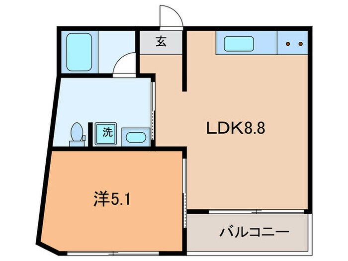 間取り図 ＰＲＩＯＲ　ＬＩＢＥＲＴＡ
