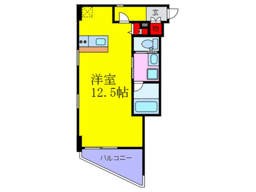 間取図 エスティメゾン西天満