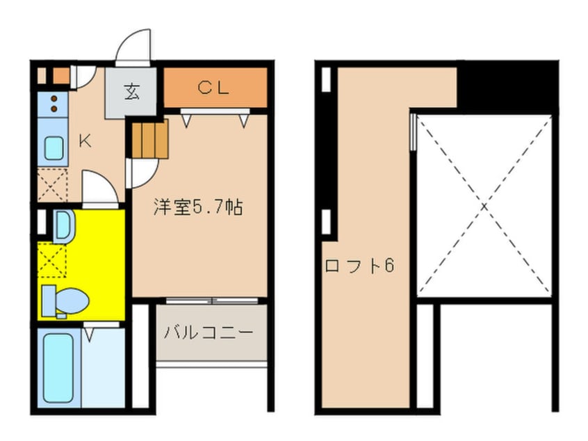間取図 Ｌｏｆｔ　ＭＤ